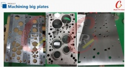 Machining for big plates